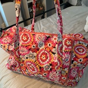 Large Vera Bradley duffel bag